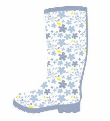 Lady cheap price rubber rain boot welly