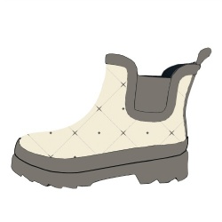 Lady wholesale waterproof ankle rubber rain boot welly
