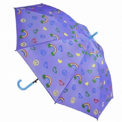 Kids purple unique rainy umbrella