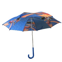 Kids navy car pattern umbrella