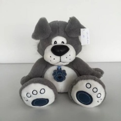 Kids grey cutie bear furry toy