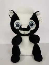 Kids cutie black&white furry toy
