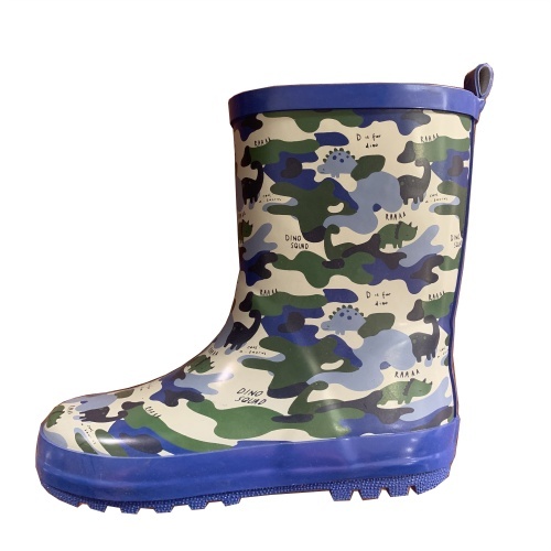 uniform rubber rain boots