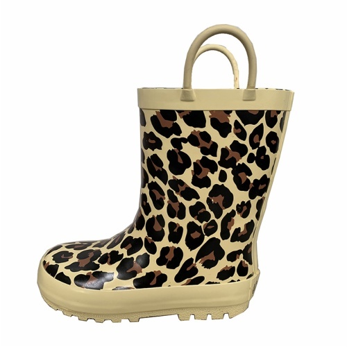 childrens leopard print boots